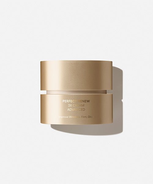 LANEIGE PERFECT RENEW 3X CREAM ADVANCED 50ml in gold jar with firming effect for improved skin elasticity and glow