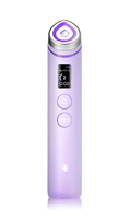 medicube AGE-R Booster Pro #Lavender facial device with digital display and dual control buttons in lavender shade