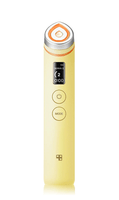 medicube AGE-R Booster Pro #Lemon device in soft yellow with digital screen and innovative technology buttons