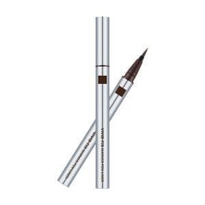 Two sleek silver marker pen liners with fine precision tips in dark shades on a white background