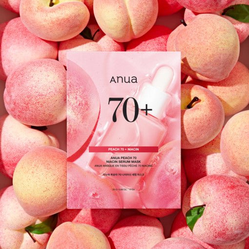 Anua Peach 70 Niacin Serum Mask Sheet 25g X 10ea - Le Panda BEAUTÉ