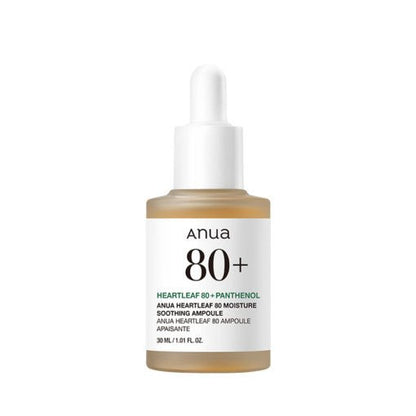 Anua HEARTLEAF 80% MOISTURE SOOTHING AMPOULE 30ml - Le Panda BEAUTÉ