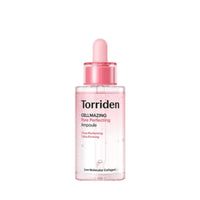 Torriden Cellmazing Pore Perfecting Ampoule 30ml in clear pink bottle with dropper for deep hydration and skin firming