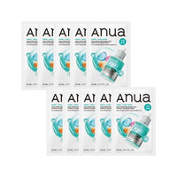 Anua PDRN hyaluronic acid capsule 100 sheet masks in white and teal packaging