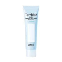 Torriden DIVE IN watery moisture sun cream tube labeled SPF 50 and PA rating